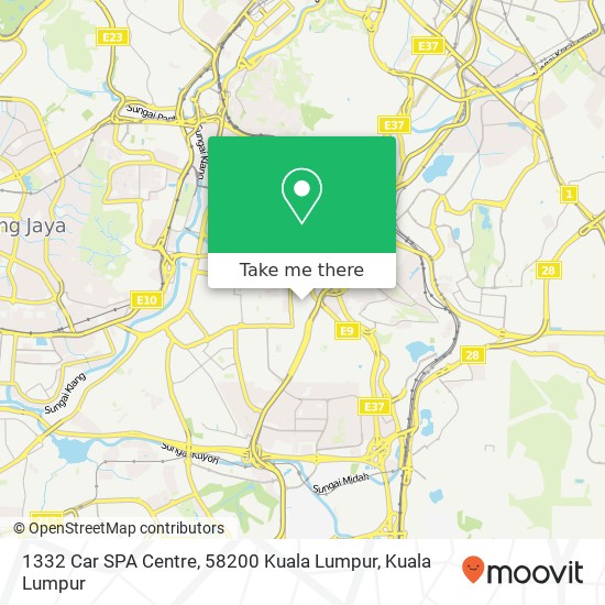 1332 Car SPA Centre, 58200 Kuala Lumpur map