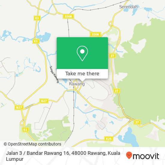 Jalan 3 / Bandar Rawang 16, 48000 Rawang map