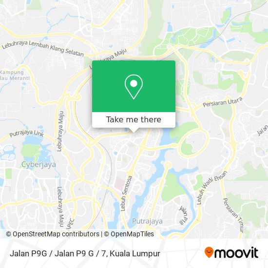 Peta Jalan P9G / Jalan P9 G / 7