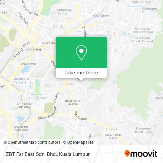 Peta ZBT Far East Sdn. Bhd.