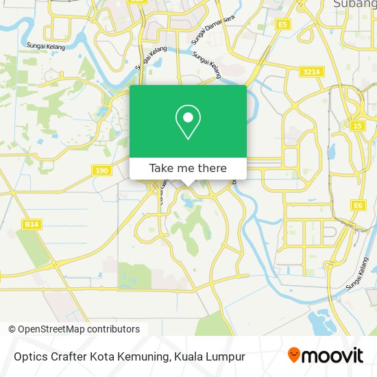 Optics Crafter Kota Kemuning map