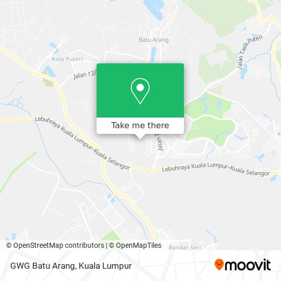 GWG Batu Arang map