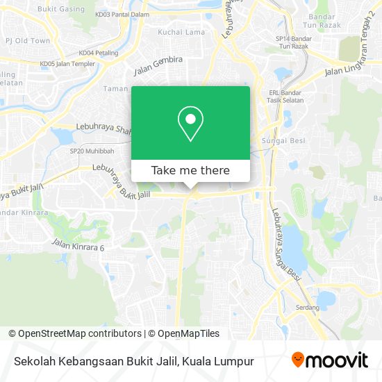 Sekolah Kebangsaan Bukit Jalil map