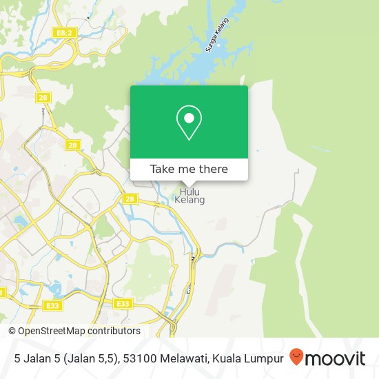 5 Jalan 5 (Jalan 5,5), 53100 Melawati map