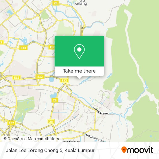 Peta Jalan Lee Lorong Chong 5