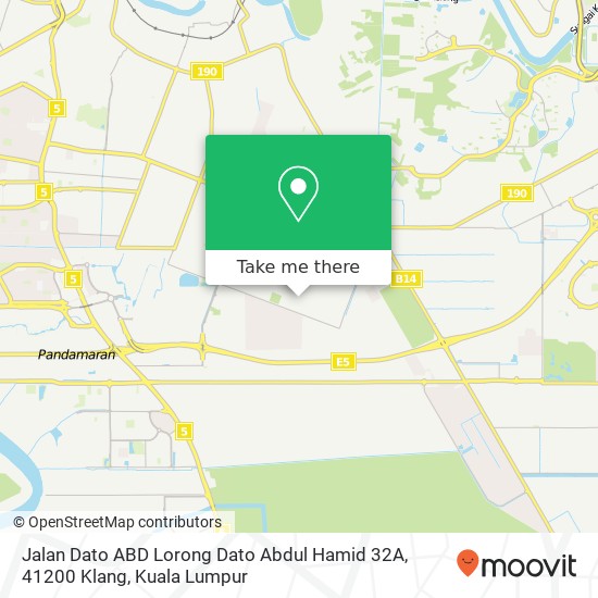Jalan Dato ABD Lorong Dato Abdul Hamid 32A, 41200 Klang map