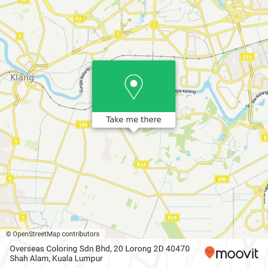 Peta Overseas Coloring Sdn Bhd, 20 Lorong 2D 40470 Shah Alam