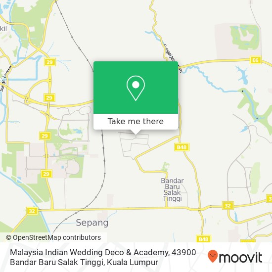 Malaysia Indian Wedding Deco & Academy, 43900 Bandar Baru Salak Tinggi map