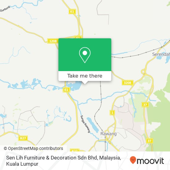 Sen Lih Furniture & Decoration Sdn Bhd, Malaysia map