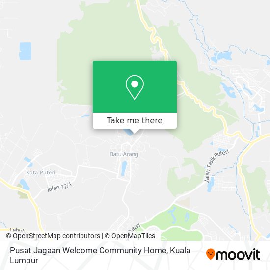 Pusat Jagaan Welcome Community Home map