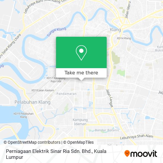 Peta Perniagaan Elektrik Sinar Ria Sdn. Bhd.