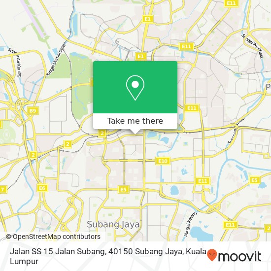 Jalan SS 15 Jalan Subang, 40150 Subang Jaya map