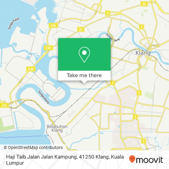 Haji Taib Jalan Jalan Kampung, 41250 Klang map