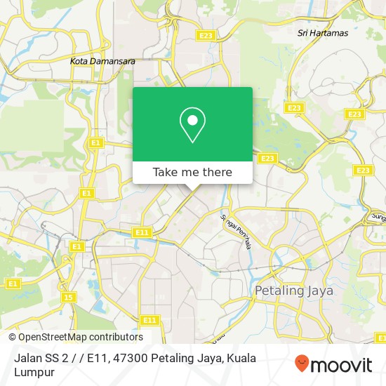 Jalan SS 2 / / E11, 47300 Petaling Jaya map