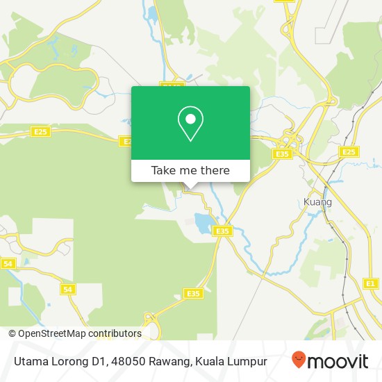 Utama Lorong D1, 48050 Rawang map