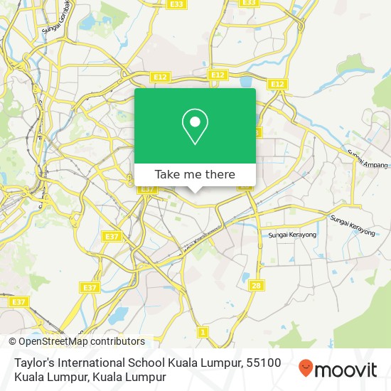 Peta Taylor's International School Kuala Lumpur, 55100 Kuala Lumpur