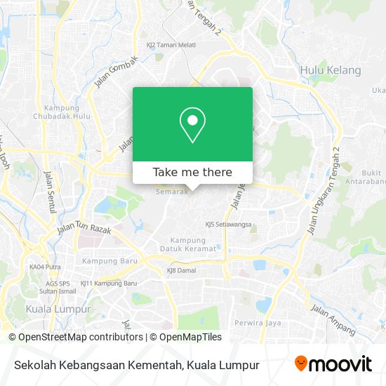 Sekolah Kebangsaan Kementah map