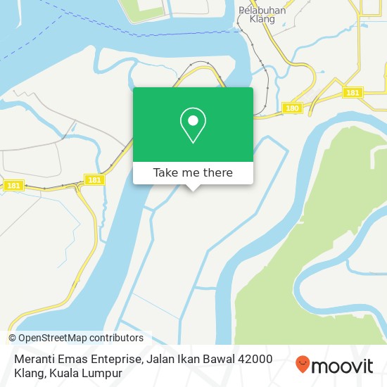 Meranti Emas Enteprise, Jalan Ikan Bawal 42000 Klang map