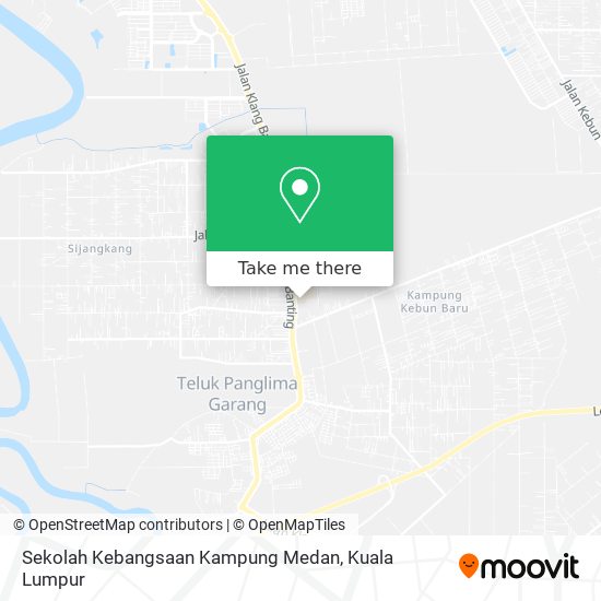 Sekolah Kebangsaan Kampung Medan map