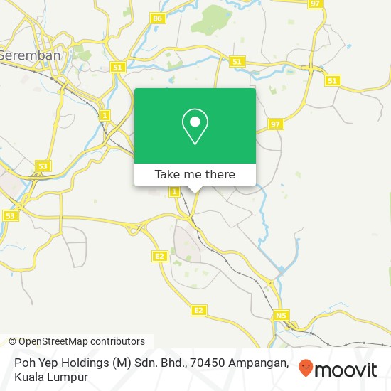 Poh Yep Holdings (M) Sdn. Bhd., 70450 Ampangan map