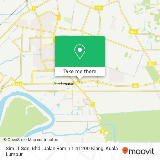 Sim IT Sdn. Bhd., Jalan Ramin 1 41200 Klang map