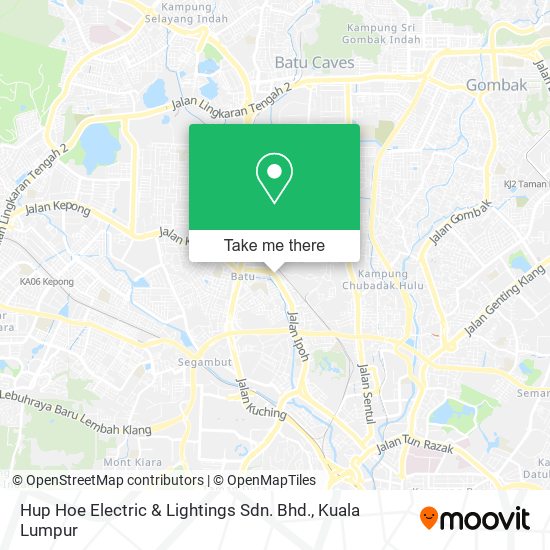 Hup Hoe Electric & Lightings Sdn. Bhd. map