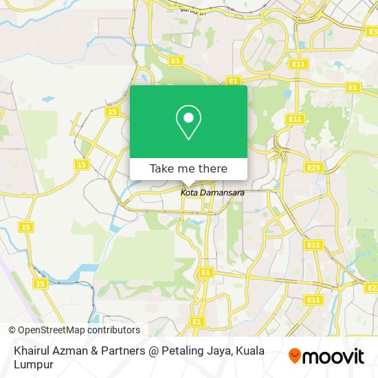 Khairul Azman & Partners @ Petaling Jaya map