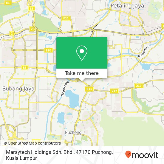 Marsytech Holdings Sdn. Bhd., 47170 Puchong map