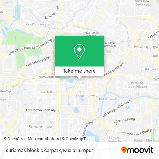 suriamas block c carpark map
