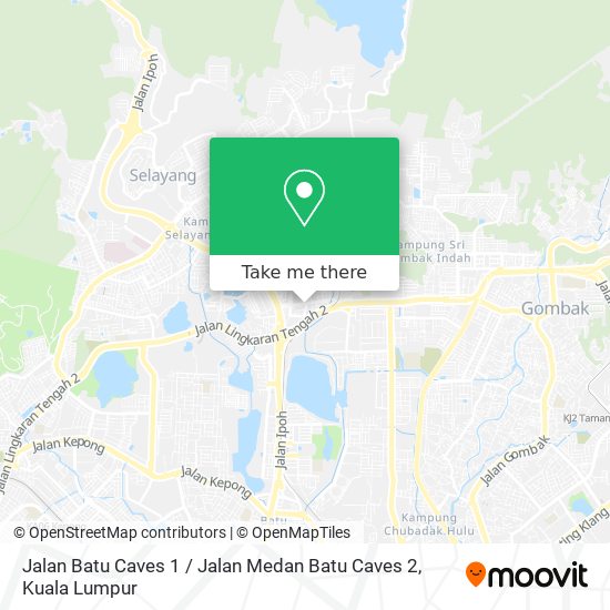 Peta Jalan Batu Caves 1 / Jalan Medan Batu Caves 2