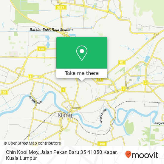 Chin Kooi Moy, Jalan Pekan Baru 35 41050 Kapar map