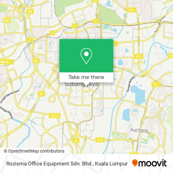 Rozisma Office Equipment Sdn. Bhd. map