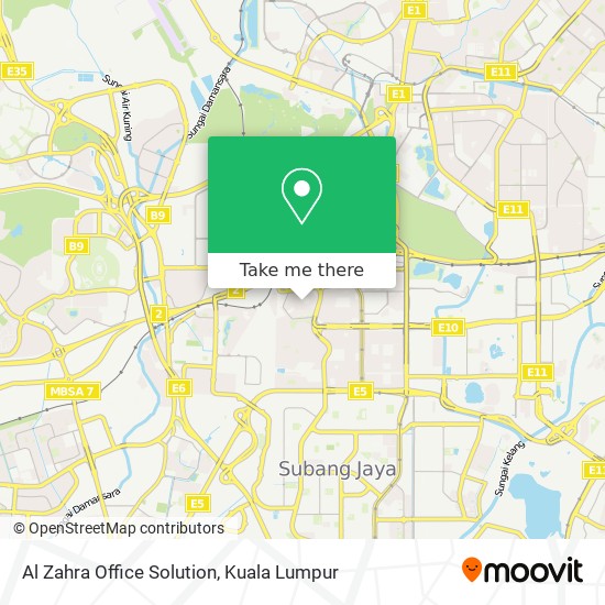 Al Zahra Office Solution map