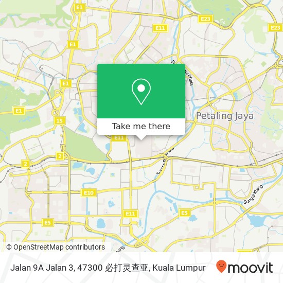 Jalan 9A Jalan 3, 47300 必打灵查亚 map