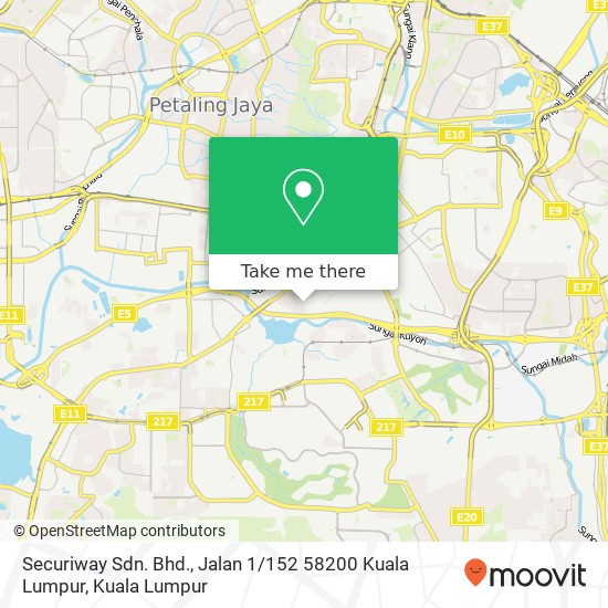 Securiway Sdn. Bhd., Jalan 1 / 152 58200 Kuala Lumpur map