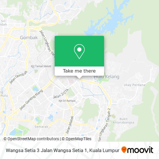 Peta Wangsa Setia 3 Jalan Wangsa Setia 1