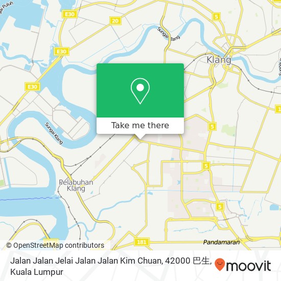 Jalan Jalan Jelai Jalan Jalan Kim Chuan, 42000 巴生 map