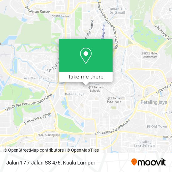 Jalan 17 / Jalan SS 4/6 map