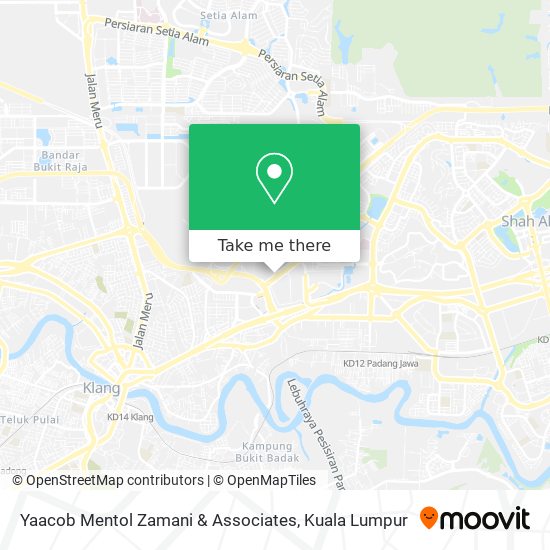 Yaacob Mentol Zamani & Associates map