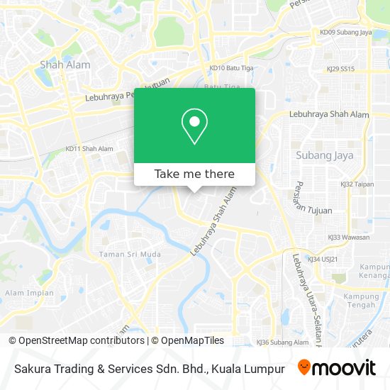 Sakura Trading & Services Sdn. Bhd. map