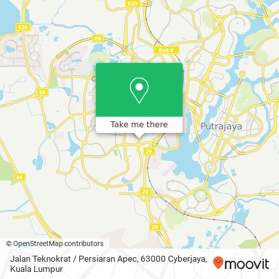 Jalan Teknokrat / Persiaran Apec, 63000 Cyberjaya map