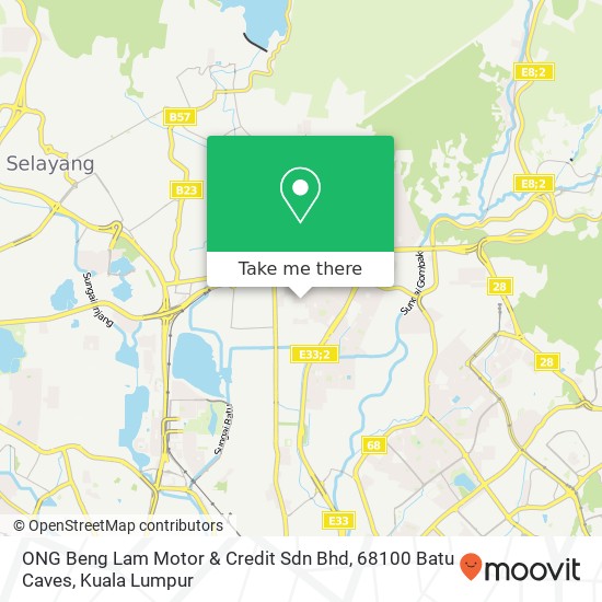 ONG Beng Lam Motor & Credit Sdn Bhd, 68100 Batu Caves map