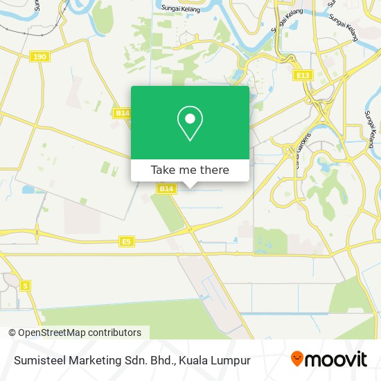 Sumisteel Marketing Sdn. Bhd. map