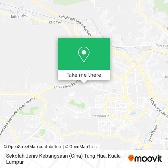 Sekolah Jenis Kebangsaan (Cina) Tung Hua map