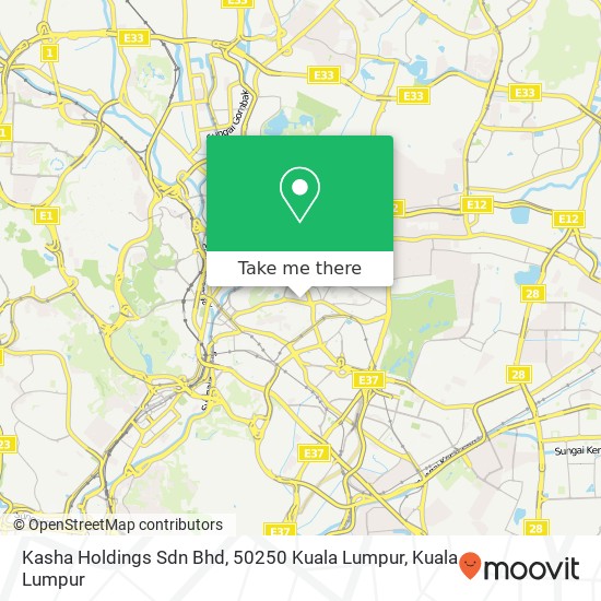 Kasha Holdings Sdn Bhd, 50250 Kuala Lumpur map