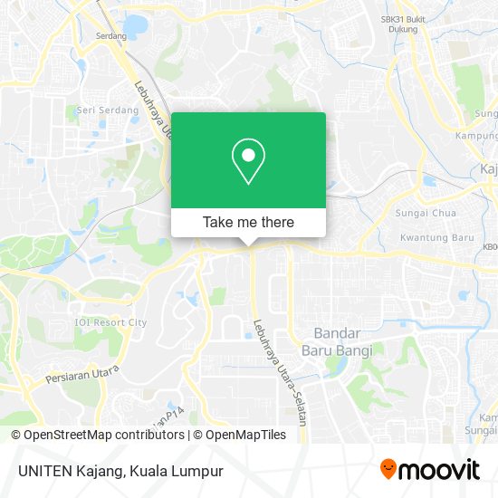 UNITEN Kajang map