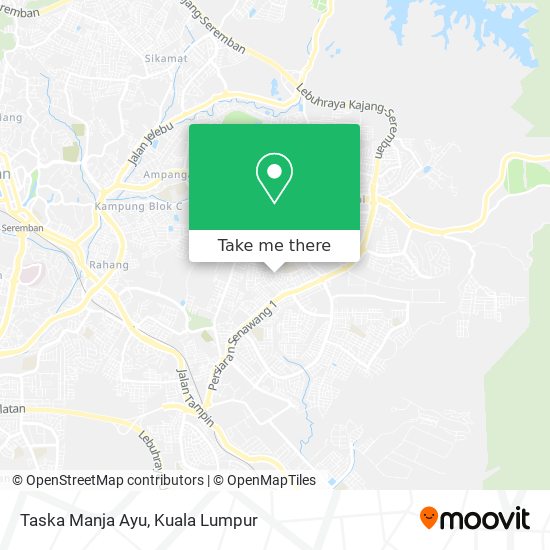 Taska Manja Ayu map