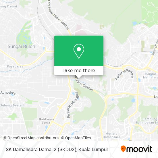 SK Damansara Damai 2 (SKDD2) map