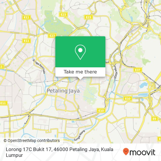 Lorong 17C Bukit 17, 46000 Petaling Jaya map