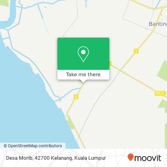 Desa Morib, 42700 Kelanang map